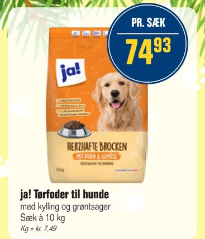 ja!, Hundefoder
