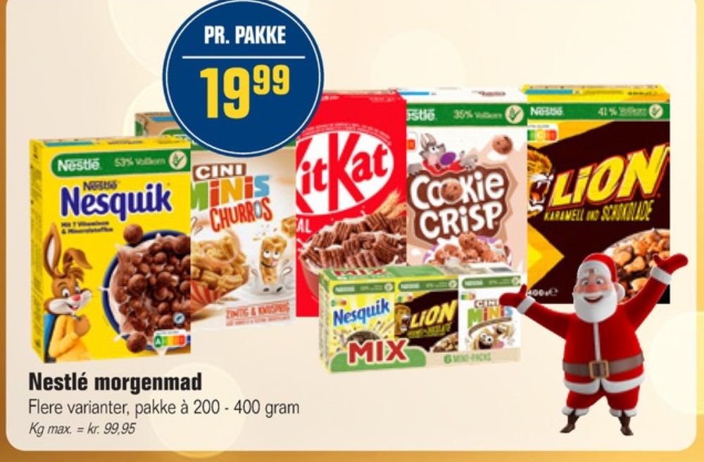 Nestlé Nesquik, Morgenmadsprodukt