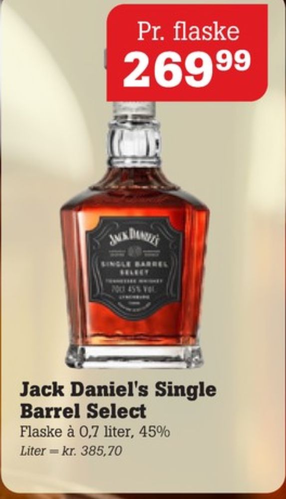 Jack Daniels Single Barrel, Whisky