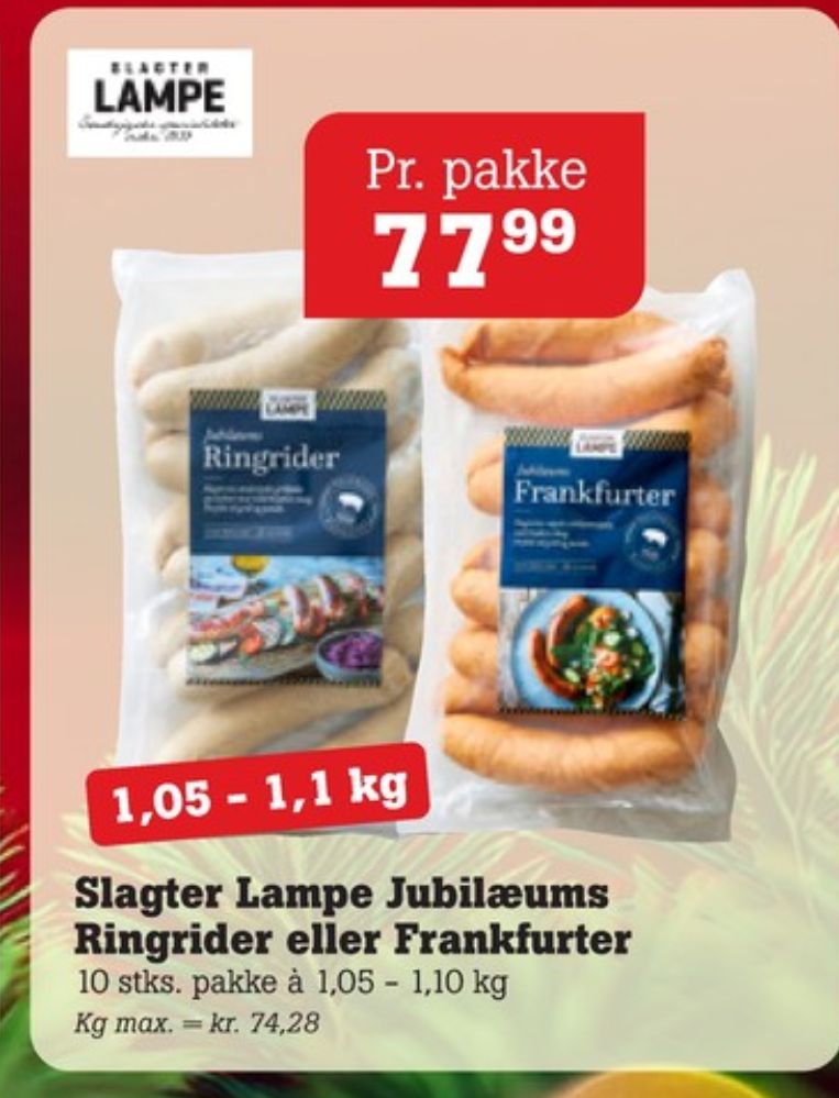 Slagter Lampe, Ringriderpølser