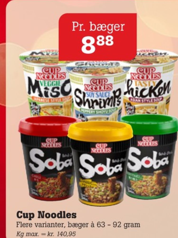 Nissin Cup Noodles, Chicken Teriyaki Noodles