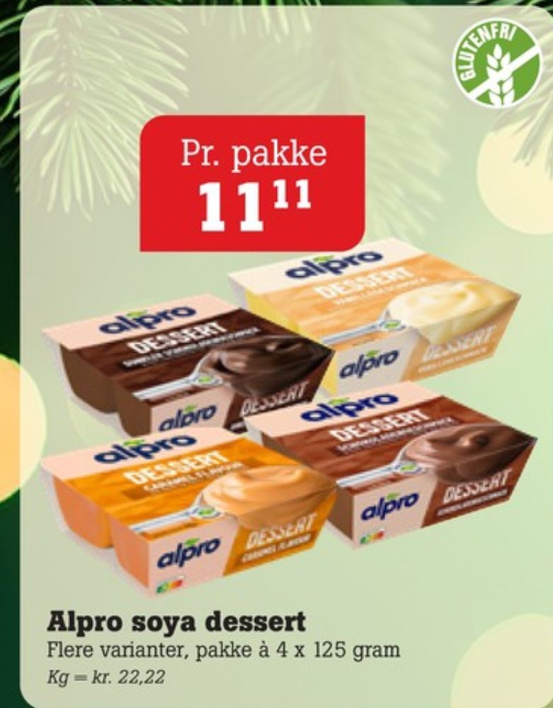 Alpro, Soyadessert