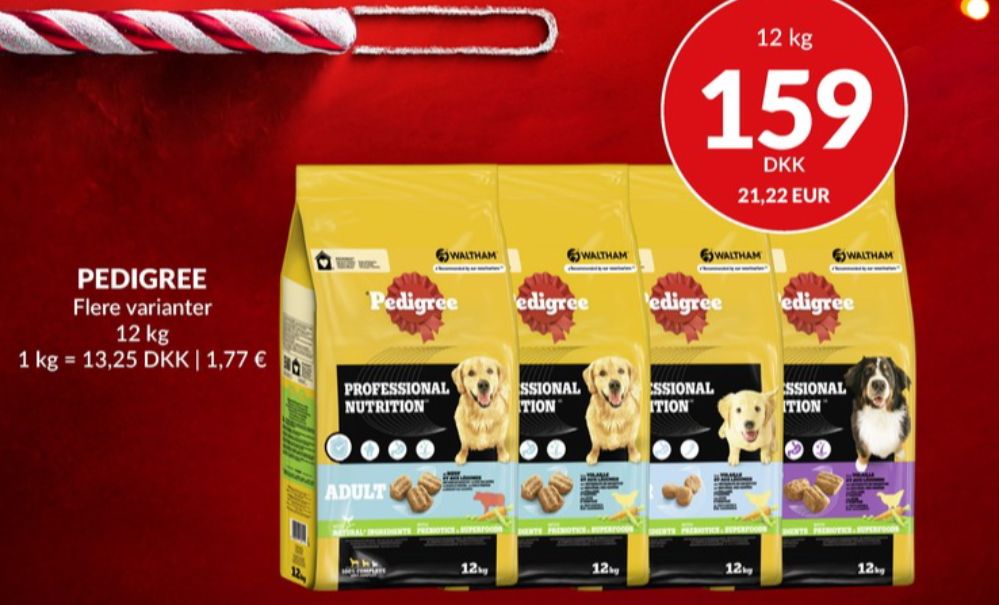 Pedigree, Hundefoder