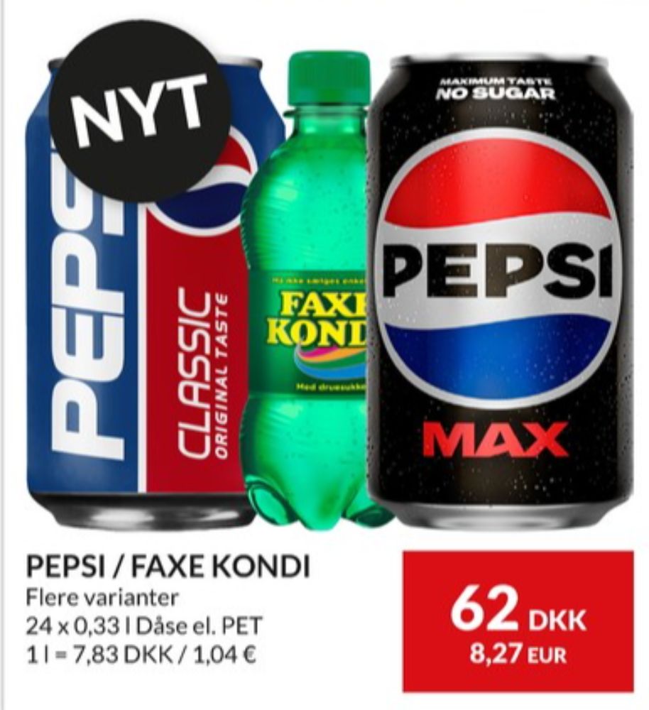 Pepsi Max, Cola 24 pk.