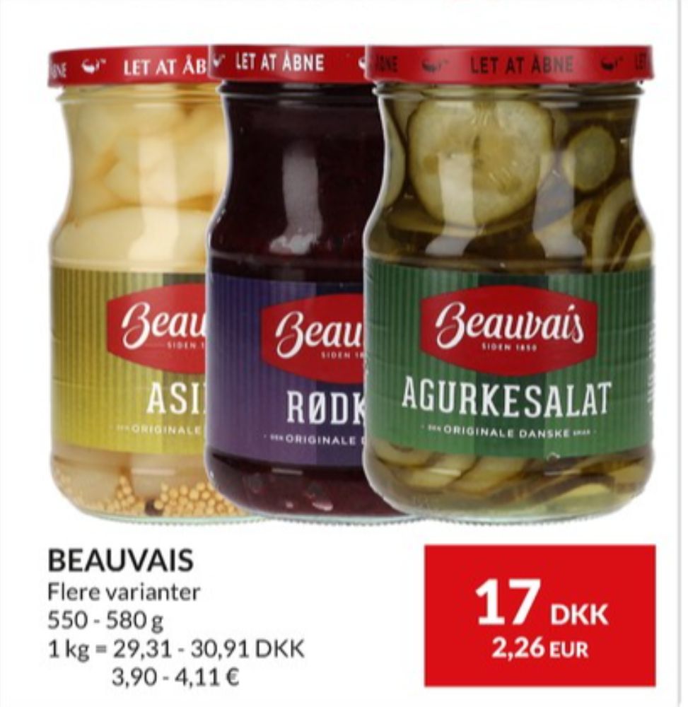 Beauvais, Asier syltet