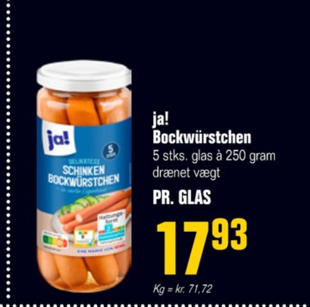 ja!, Bockwurst