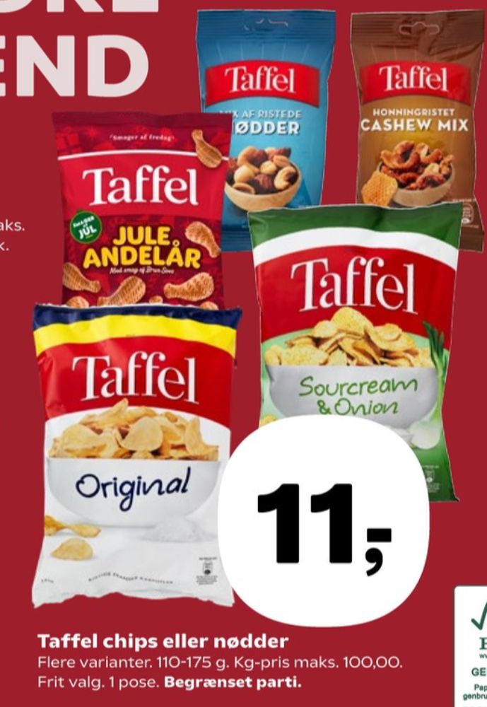 Taffel, Havsalt Chips