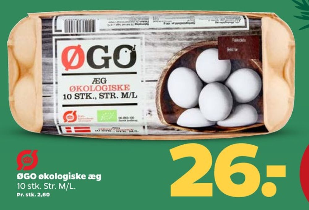 ØGO, Økologiske æg M/L