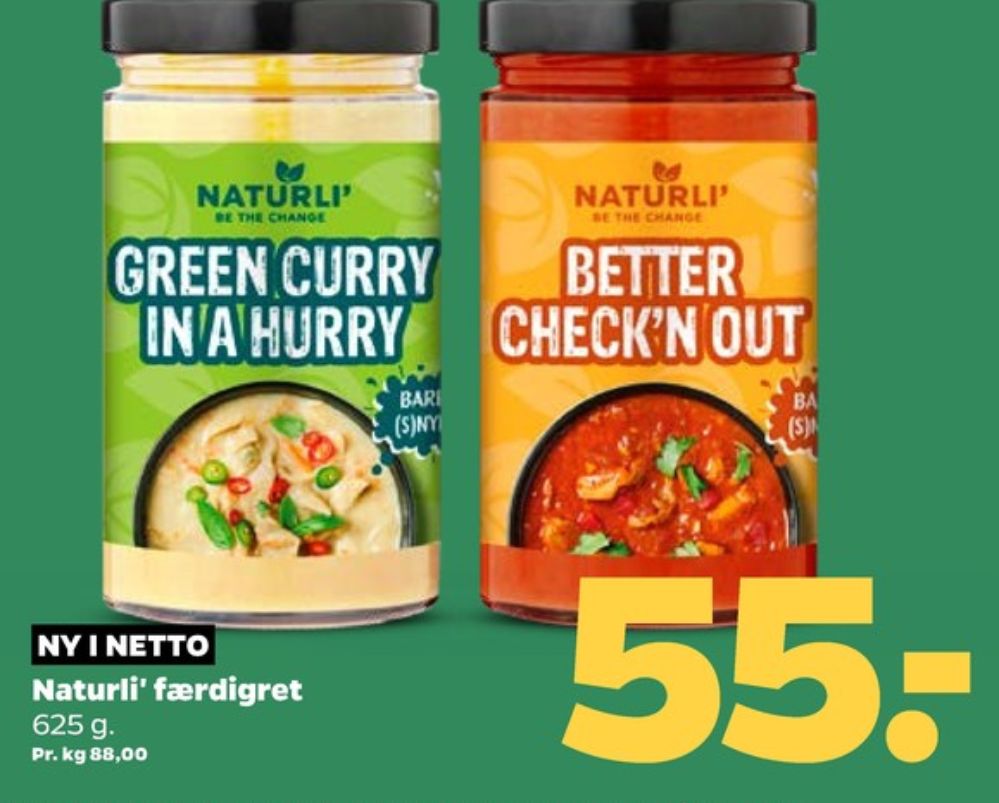 Naturli', Green Curry in a hurry