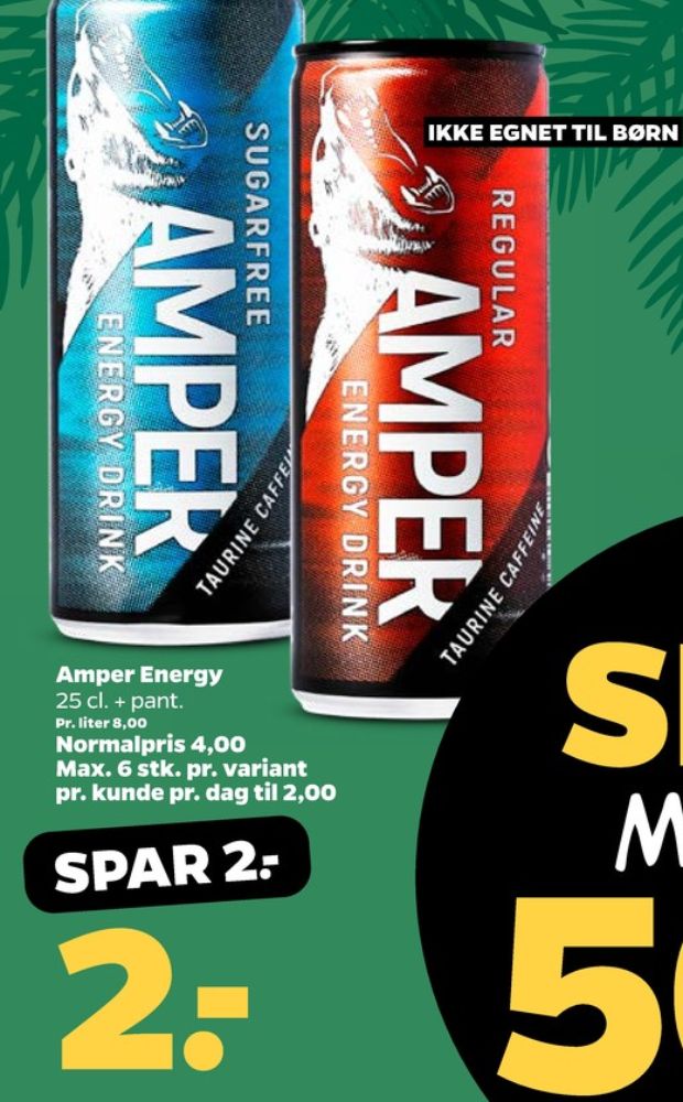 Amper Energy Drink, Energidrik