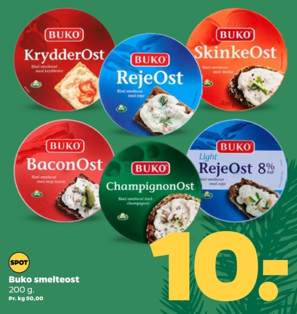 Buko Smelte, Smøreost Baconost