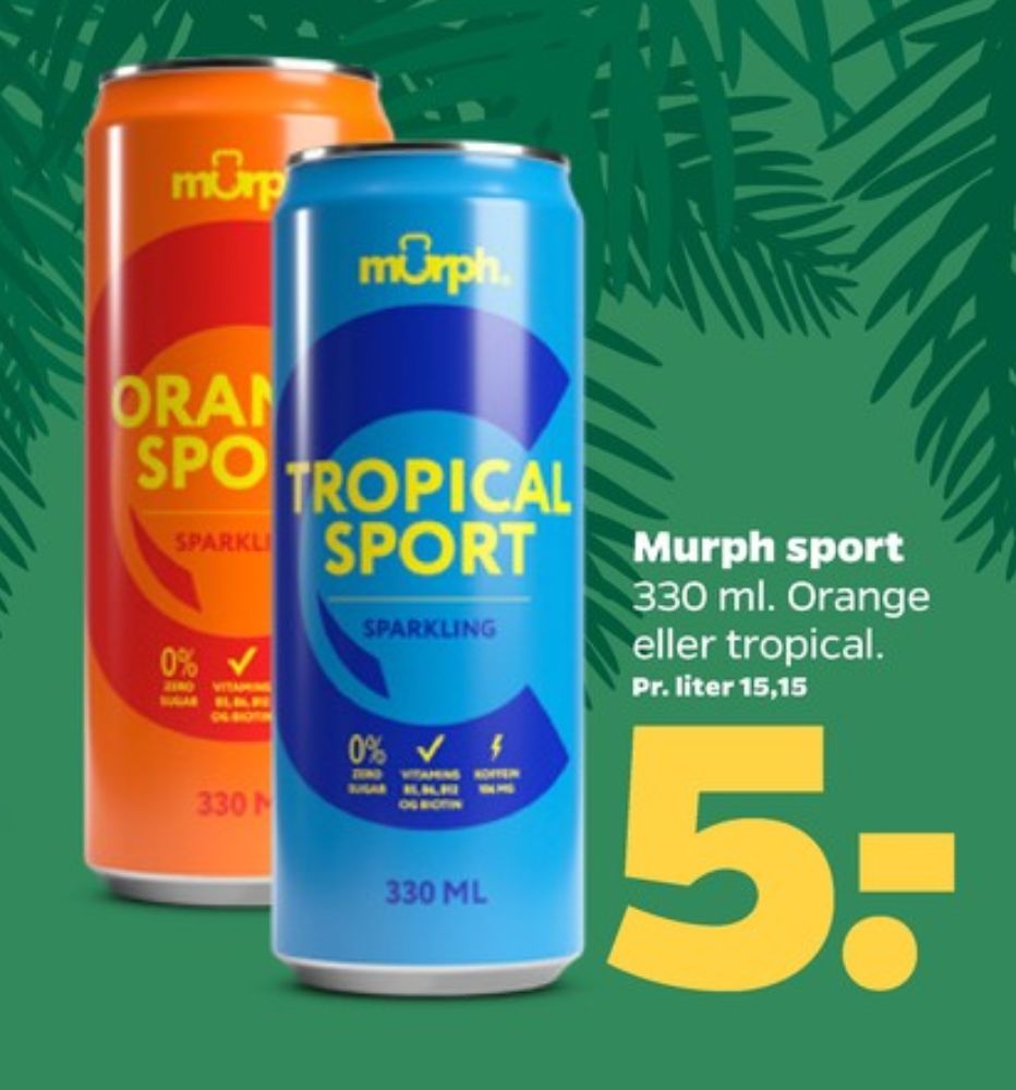 Murph Tropical Sport, Energidrik