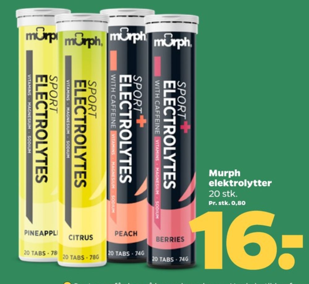 Murph, Træningstilskud