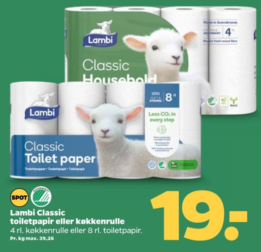 Lambi Classic, Toiletpapir