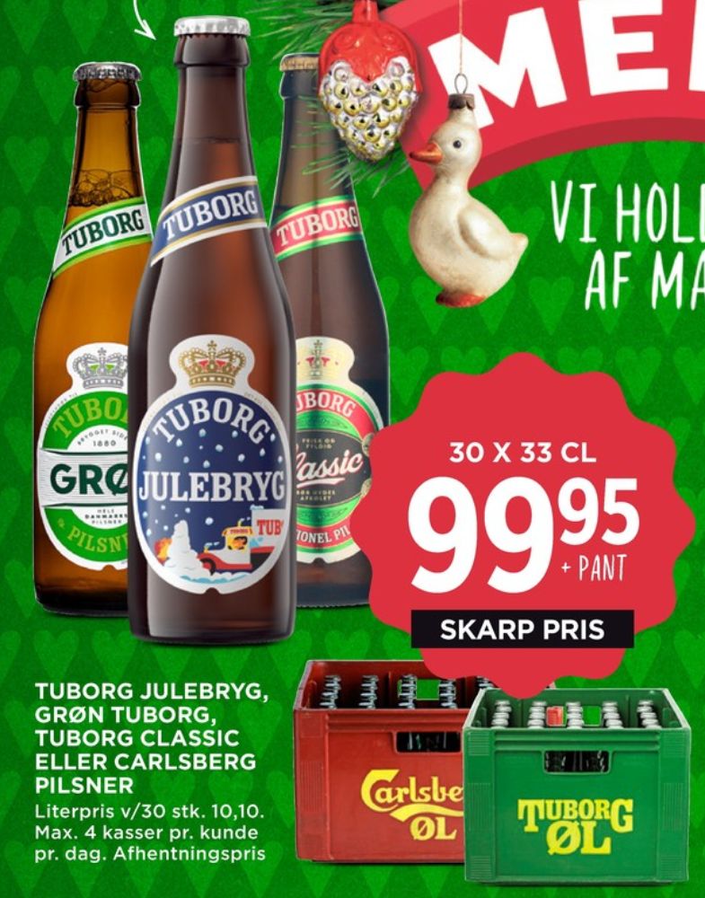 Tuborg Classic, Øl