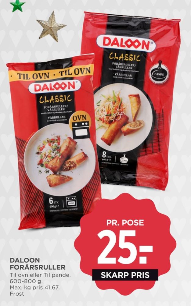 Daloon, Forårsruller