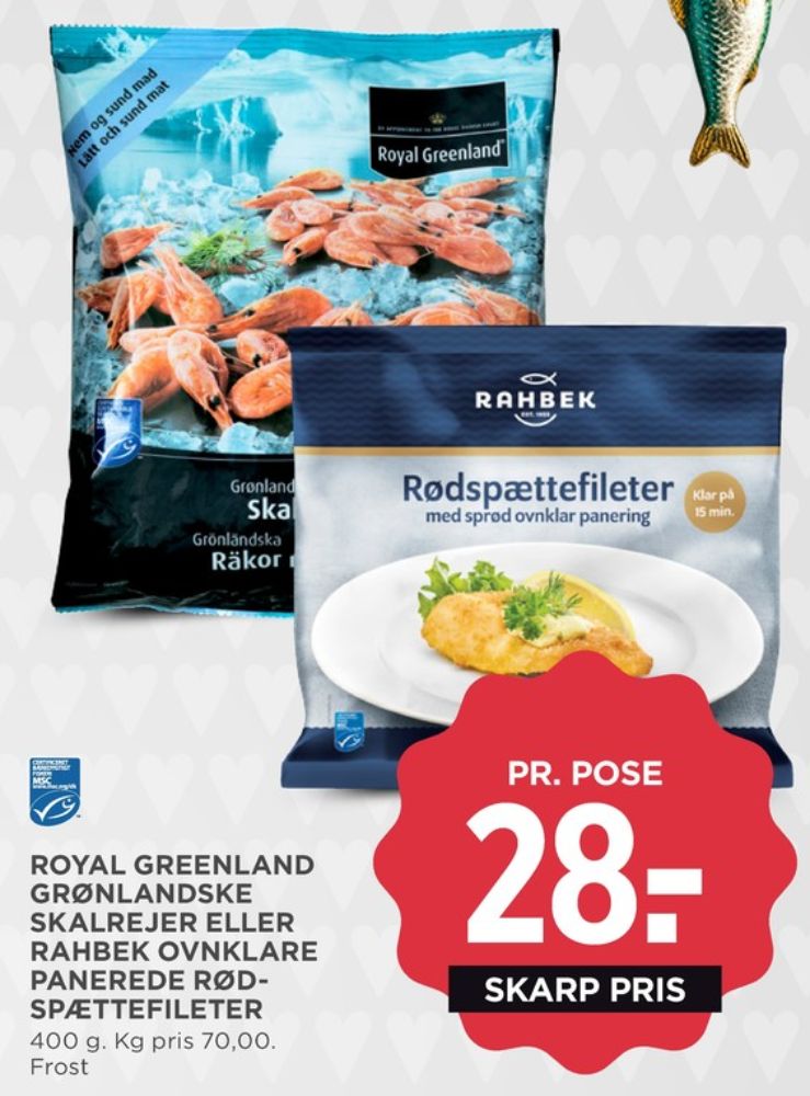 Royal Greenland, Rejer