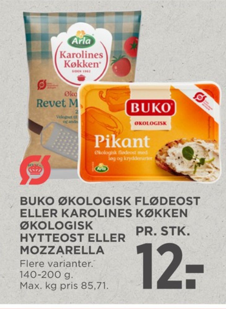 Karolines, Hytteost 4%