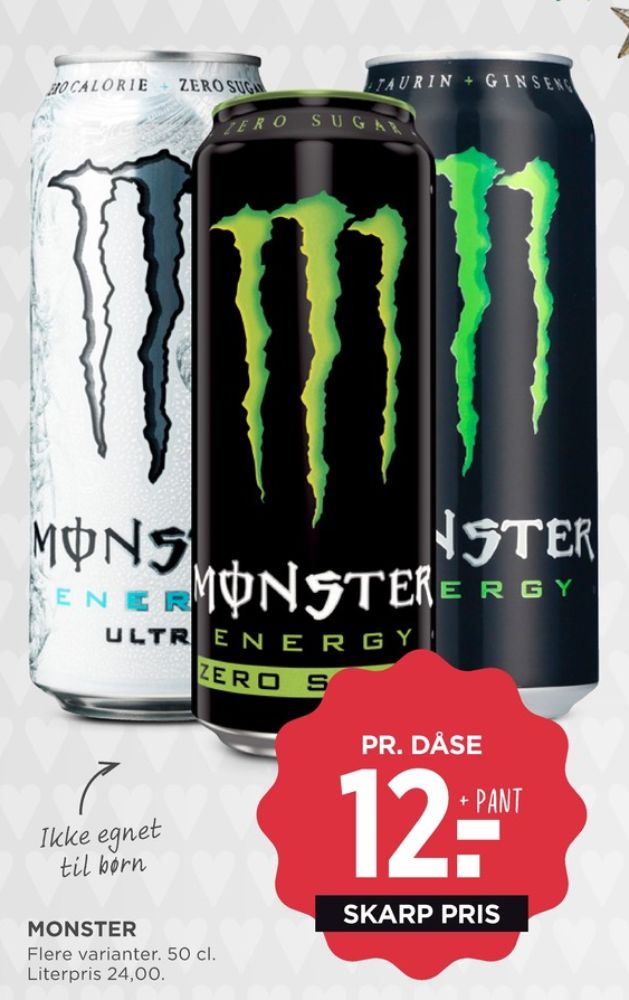 Monster Energy, Energidrik