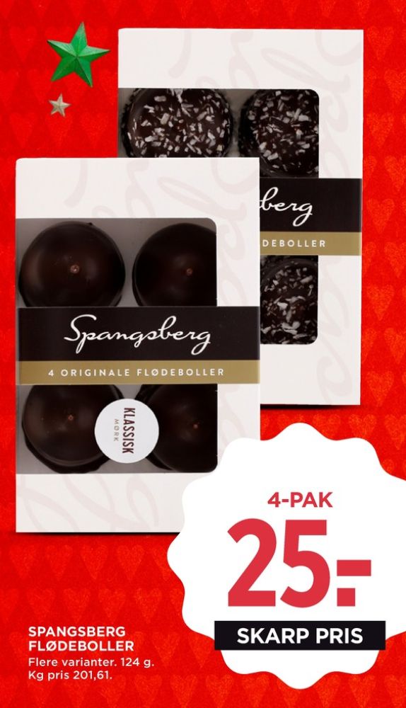 Spangsberg, Flødeboller Kokos