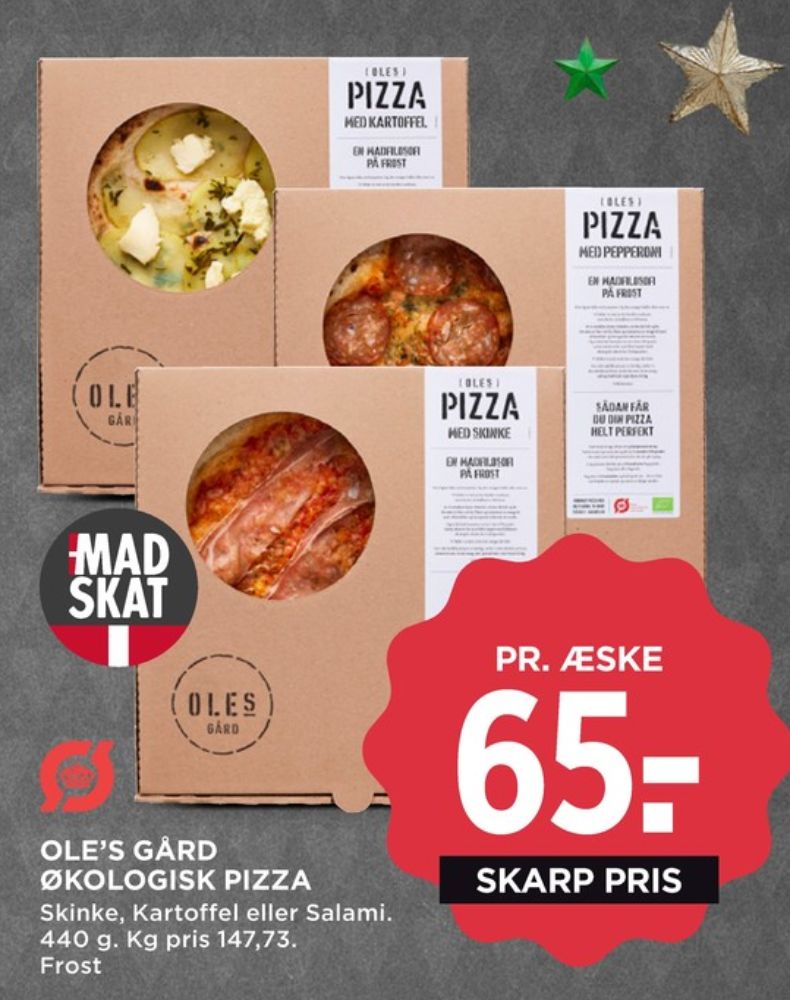 Ole's, Pizza med Kartofler