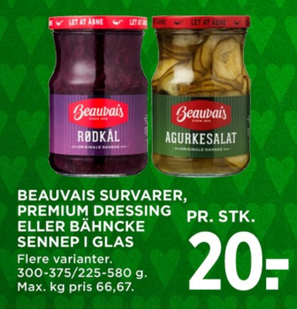 Beauvais, Rødbeder-syltet