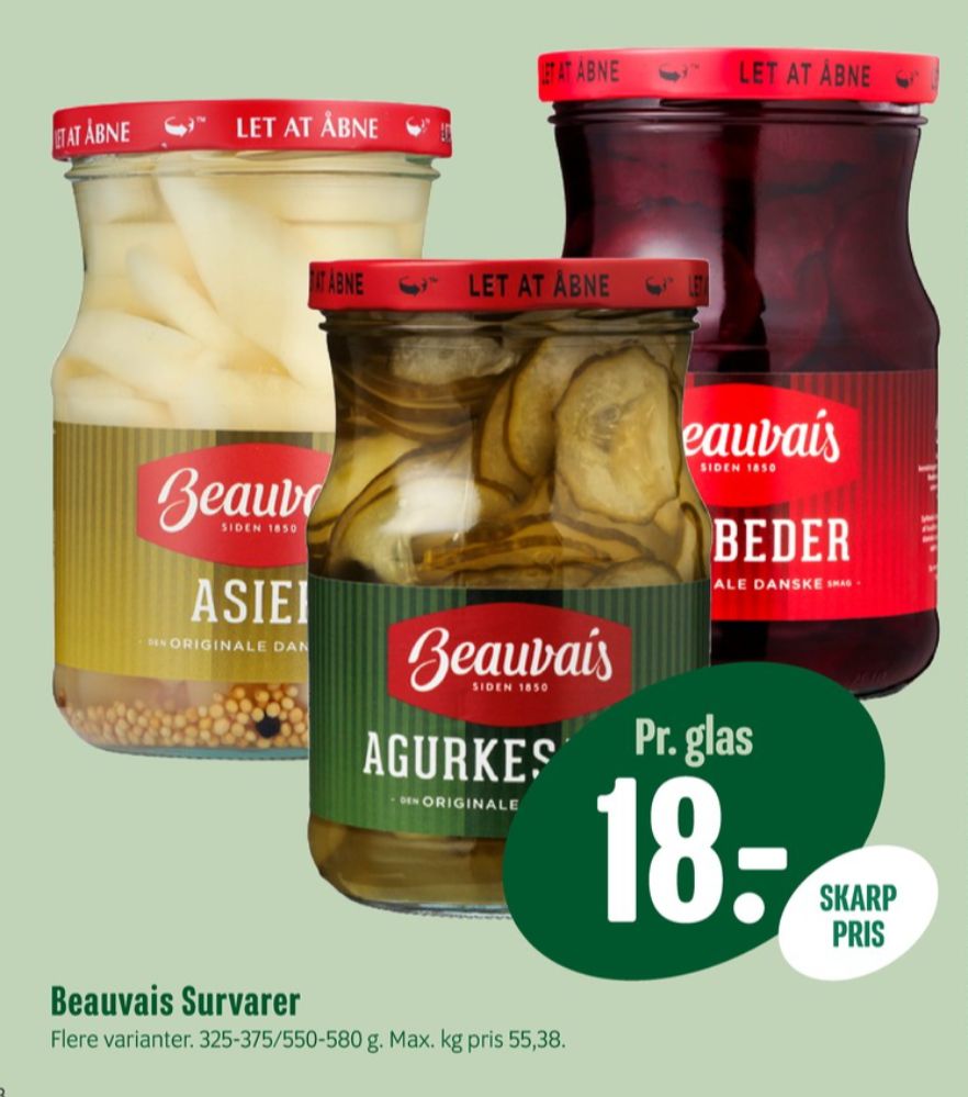 Beauvais, Asier syltet