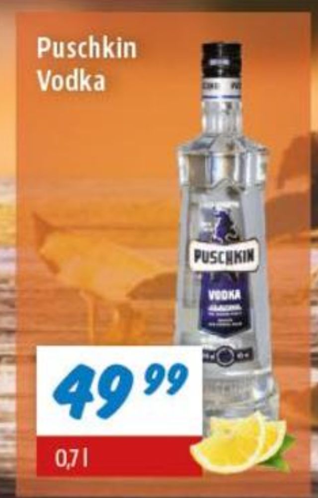 Puschkin, Vodka