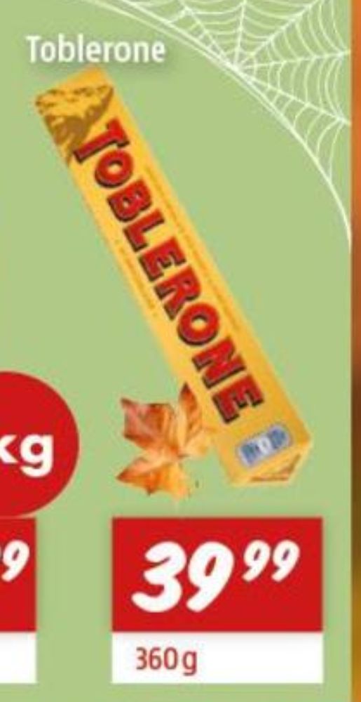 Toblerone, Chokolade