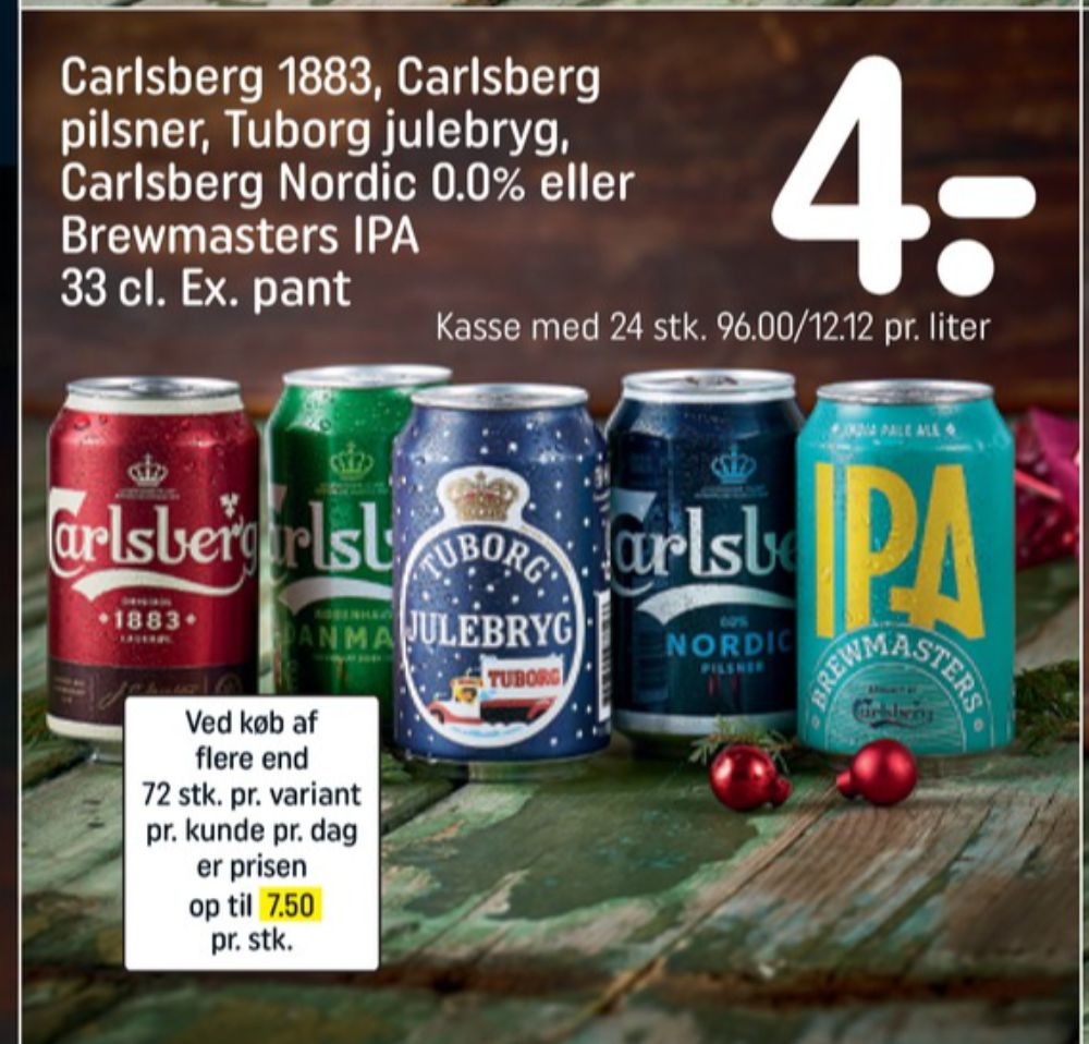 Carlsberg Pilsner, Øl