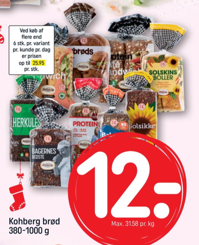 Kohberg Herkules, Rugbrødsskiver