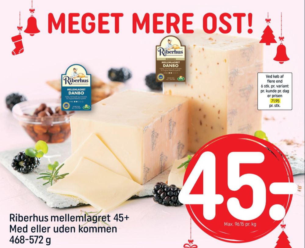 Riberhus, Skæreost Mellemlagret Kommen