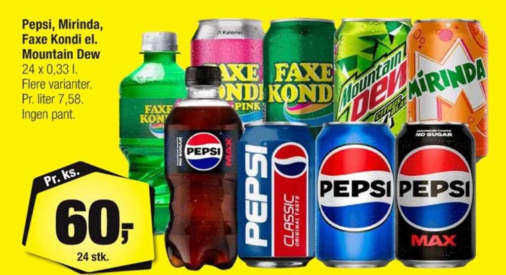 Pepsi Max, Cola 24 pk.