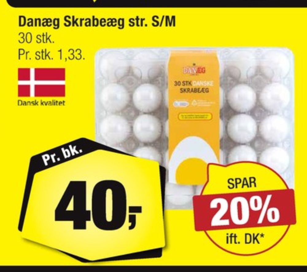 Danæg, Skrabeæg S/M