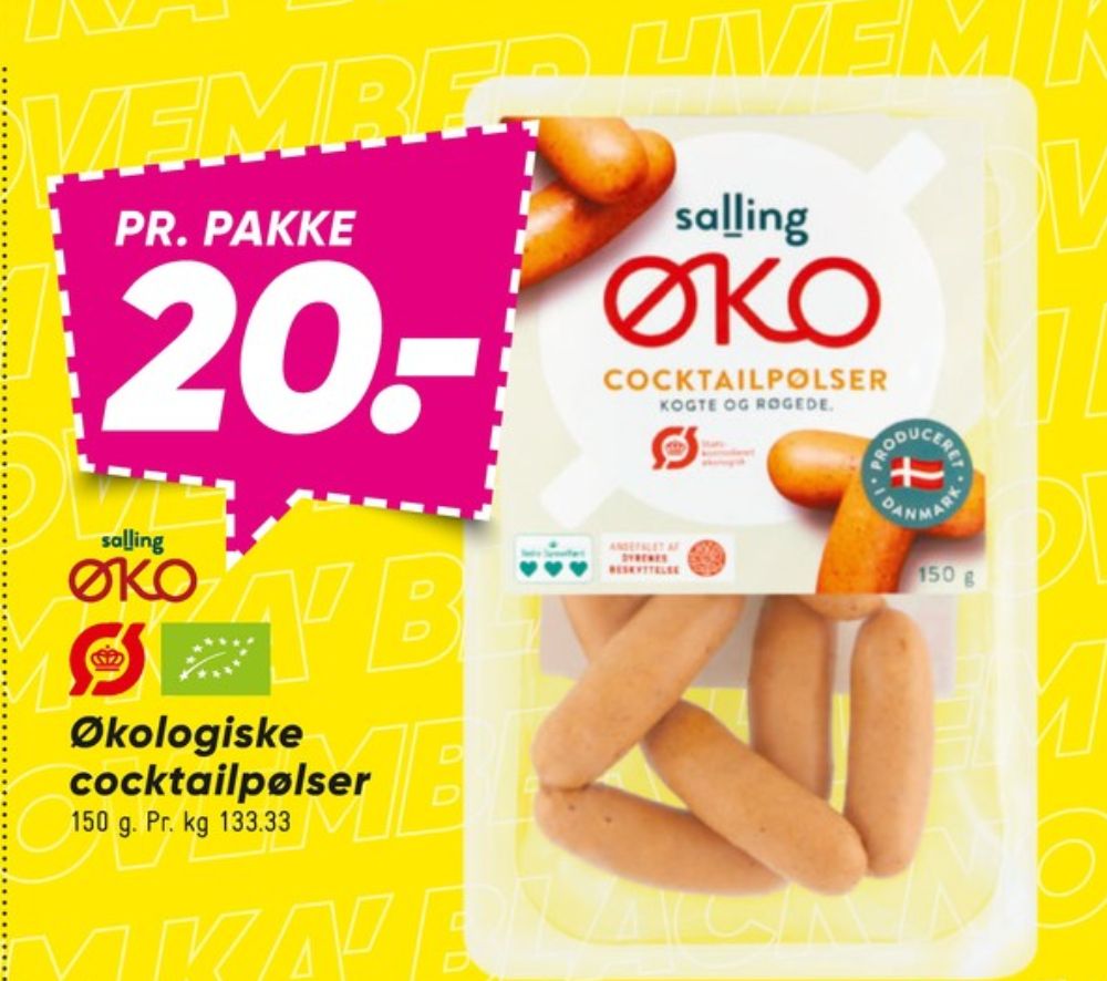 Salling ØKO, Cocktailpølser