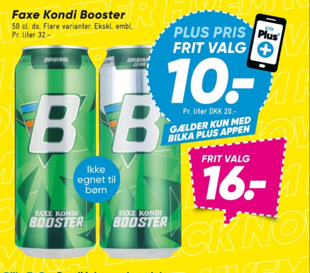 Faxe Kondi Booster Zero, Energidrik