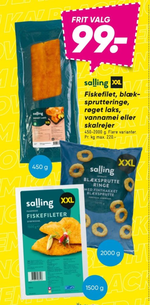 Salling, Vannameirejer