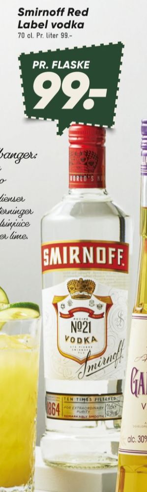 Smirnoff, Vodka
