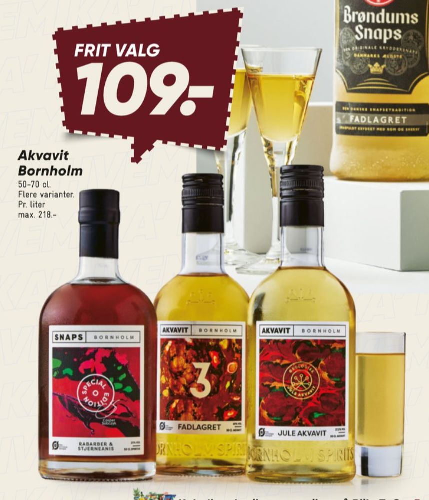 Bornholm 3 Fadlagret, Akvavit