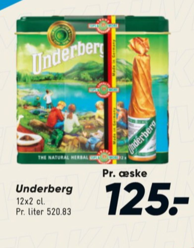 Underberg, Bitter