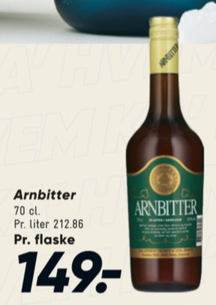 Arnbitter, Bitter