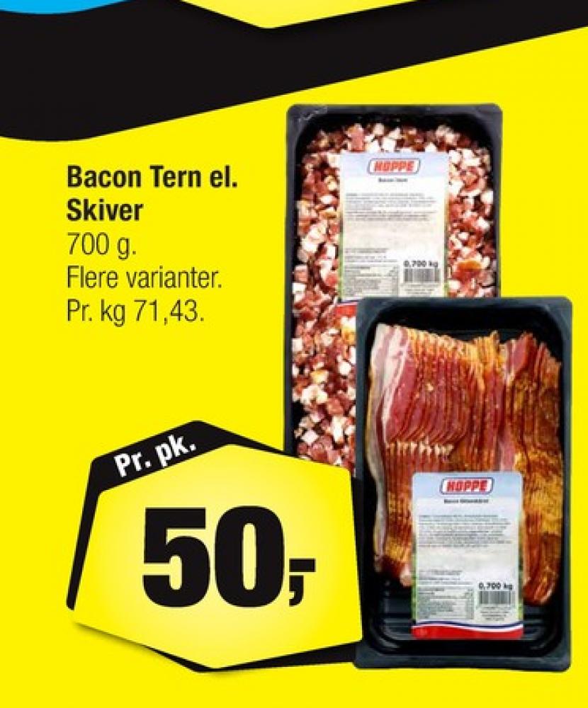 Hoppe, Baconskiver