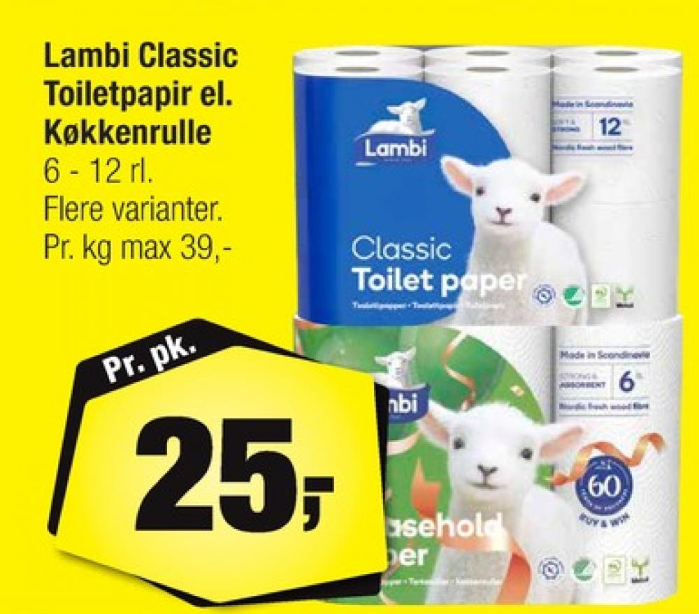 Lambi Classic, Toiletpapir