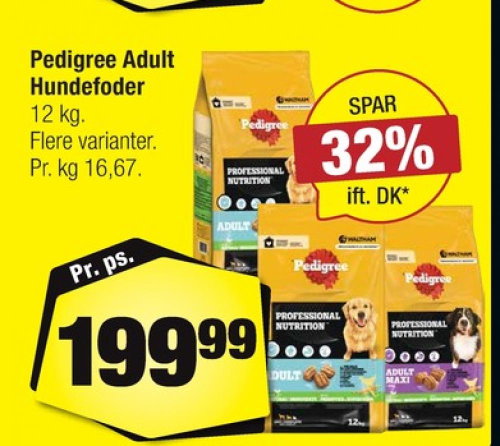 Pedigree, Hundefoder