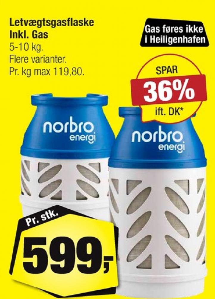 Norbro, Gasflaske