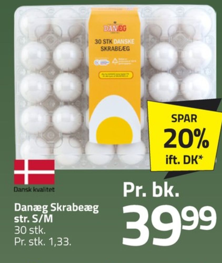 Danæg, Skrabeæg S/M
