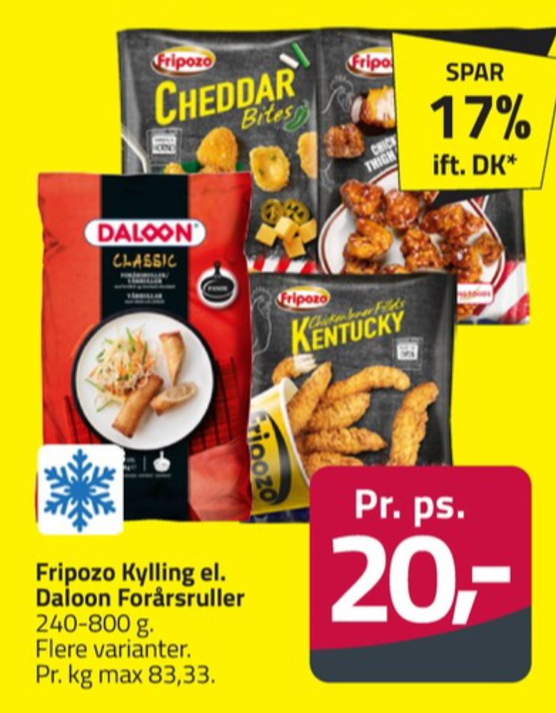 Daloon, Forårsruller