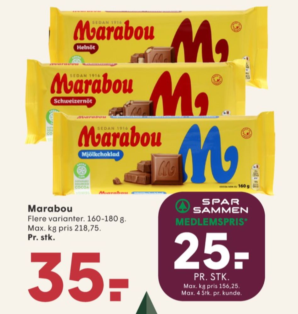 Marabou, Chokoladeplade Schweizernöt