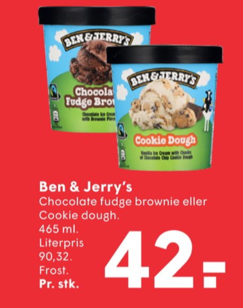 Frisko Ben & Jerry's, Chocolate Fudge Brownie is