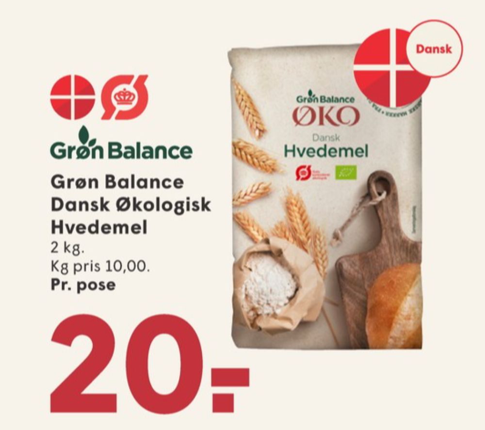 Grøn Balance, Hvedemel